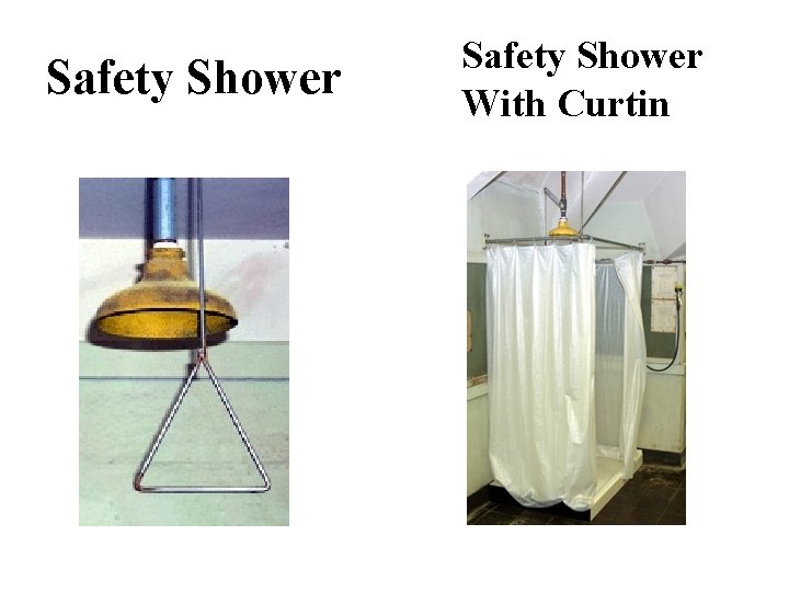 Safety Shower With Curtin 
