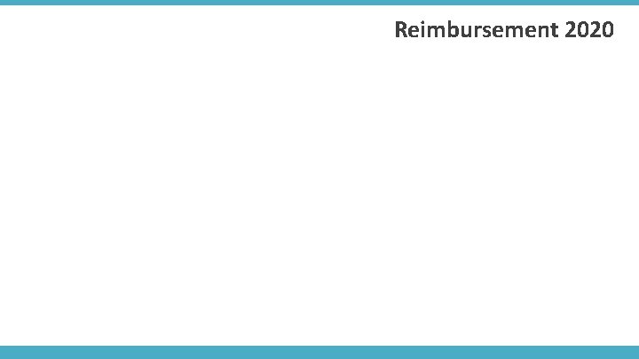 Reimbursement 2020 