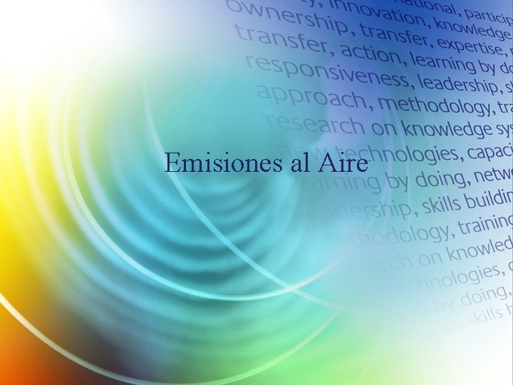 Emisiones al Aire 