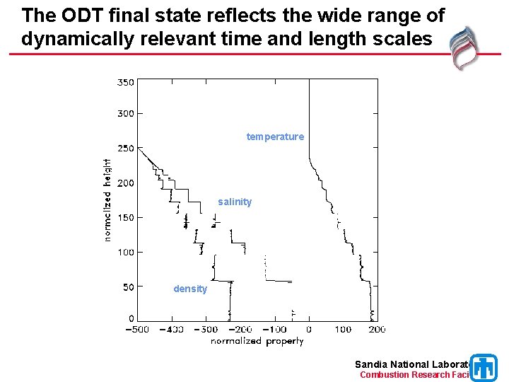The ODT final state reflects the wide range of dynamically relevant time and length