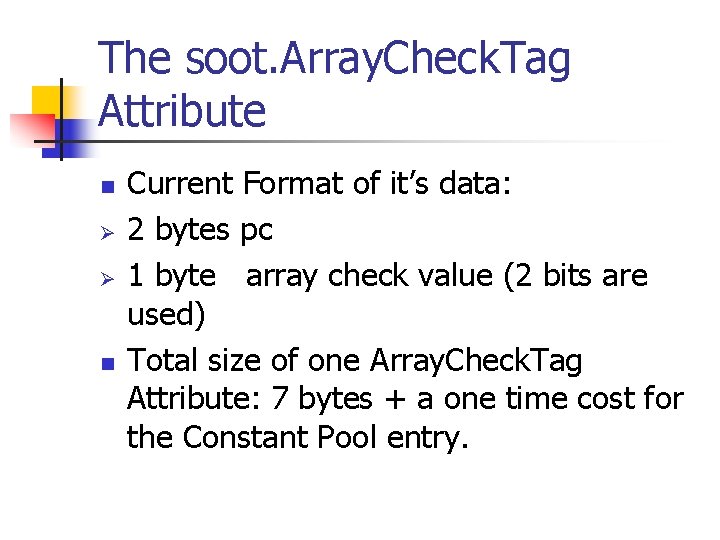 The soot. Array. Check. Tag Attribute n Ø Ø n Current Format of it’s