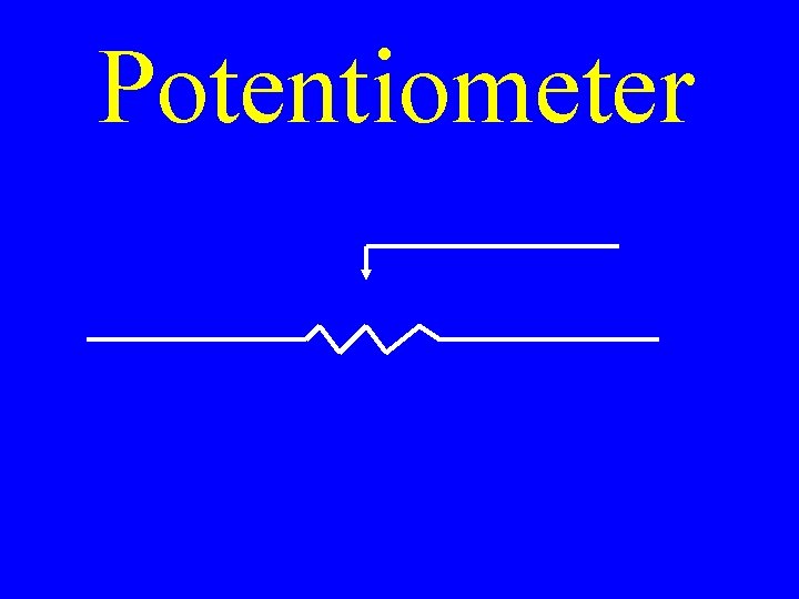 Potentiometer 