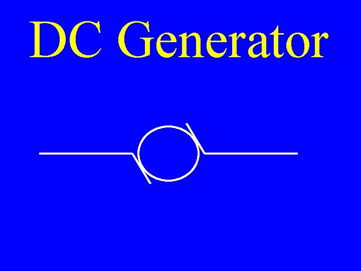 DC Generator 