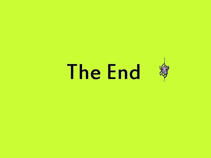 The End 