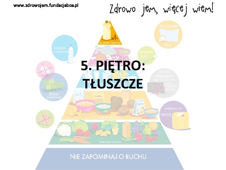 www. zdrowojem. fundacjabos. pl 5. PIĘTRO: TŁUSZCZE 