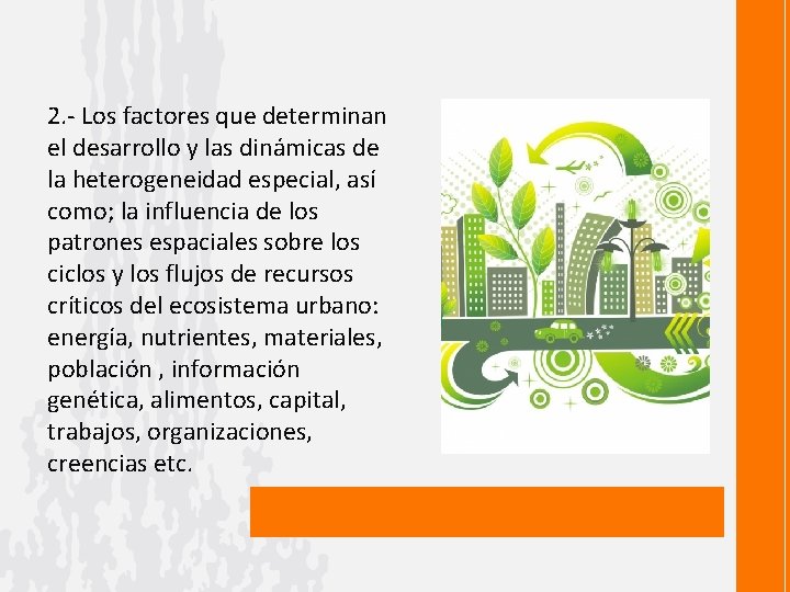 2. - Los factores que determinan el desarrollo y las dinámicas de la heterogeneidad