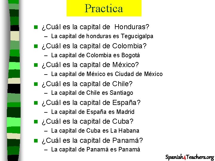 Practica n ¿Cuál es la capital de Honduras? – La capital de honduras es