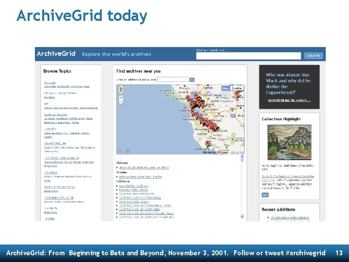 Archive. Grid today Archive. Grid: From Beginning to Beta and Beyond, November 3, 2001.
