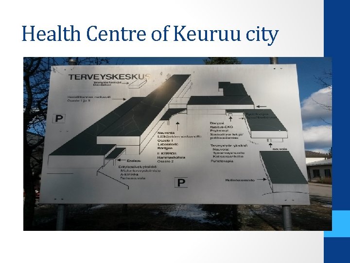 Health Centre of Keuruu city 