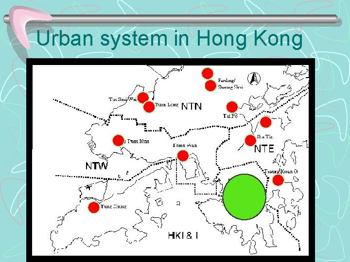 Urban system in Hong Kong 