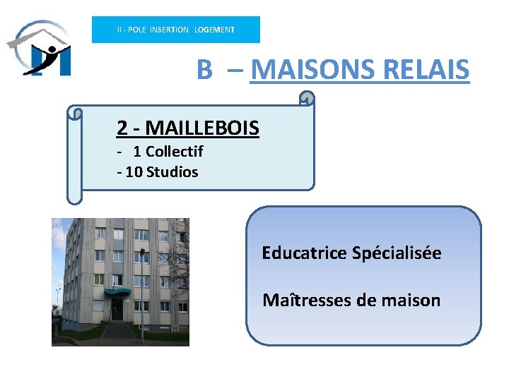 II - POLE INSERTION LOGEMENT B – MAISONS RELAIS 2 - MAILLEBOIS - 1