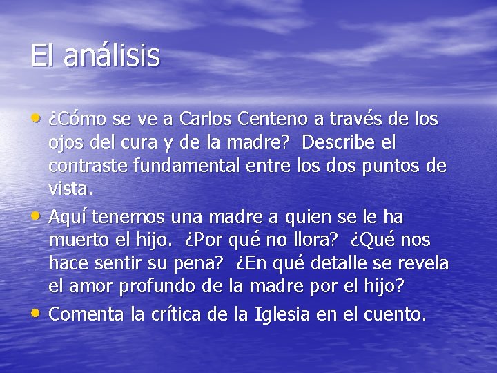 El análisis • ¿Cómo se ve a Carlos Centeno a través de los •