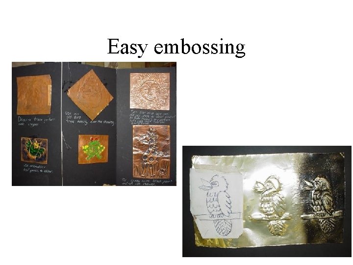 Easy embossing 