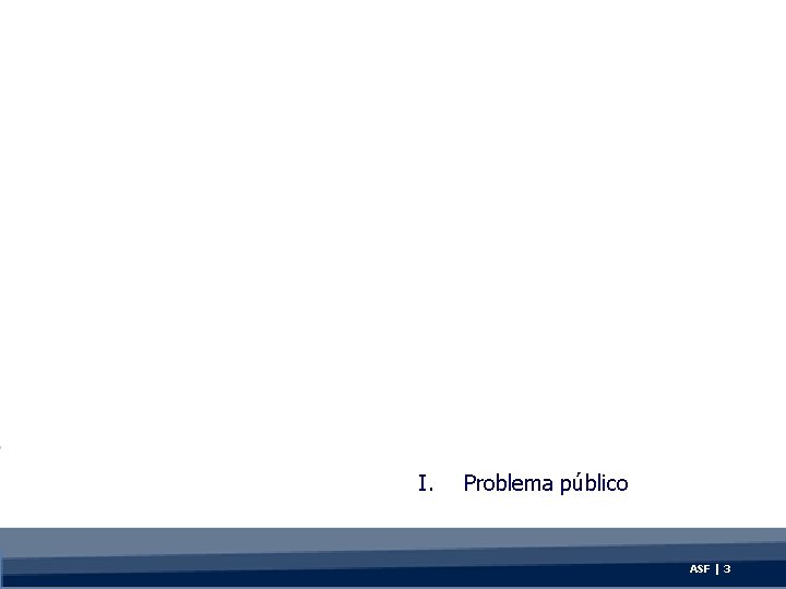 I. Problema público ASF | 3 