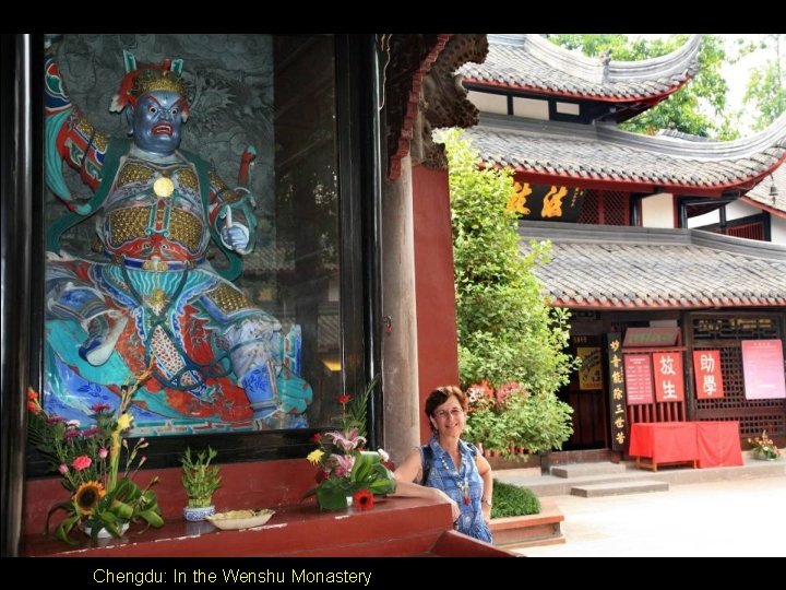 Chengdu: In the Wenshu Monastery 