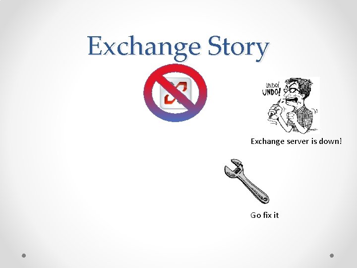 Exchange Story Exchange server is down! Go fix it 