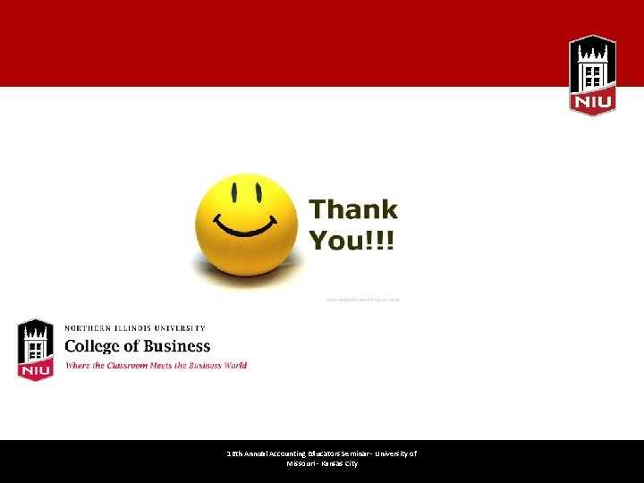 March 3, 2017 16 th Annual Accounting Educators Seminar - University of Missouri -