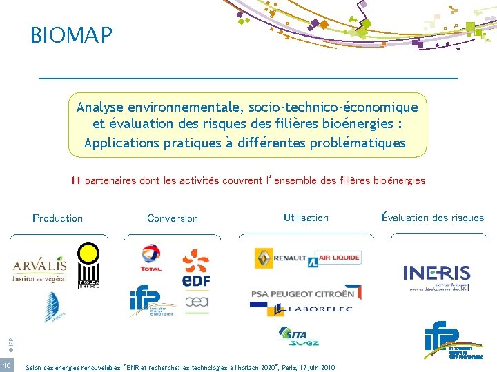 BIOMAP Analyse environnementale, socio-technico-économique et évaluation des risques des filières bioénergies : Applications pratiques