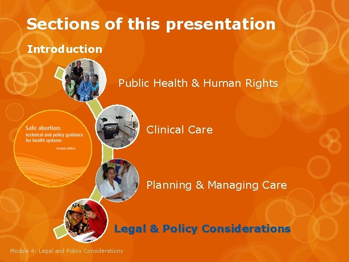 Sections of this presentation Introduction Public Health & Human Rights Clinical Care Planning &