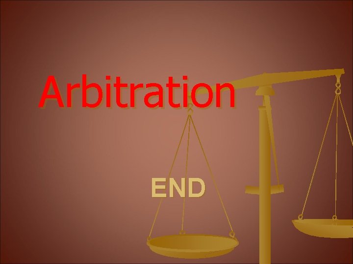 Arbitration END 