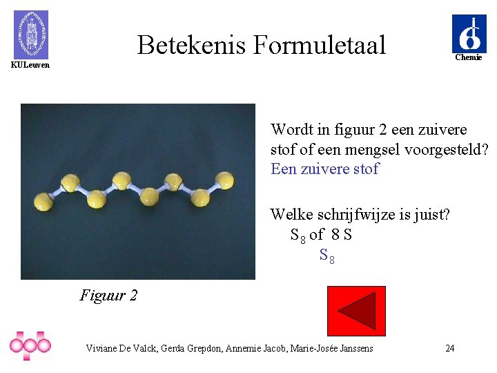 Betekenis Formuletaal Chemie KULeuven Wordt in figuur 2 een zuivere stof of een mengsel