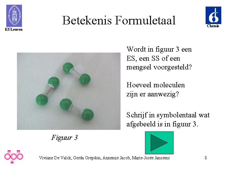 Betekenis Formuletaal Chemie KULeuven Wordt in figuur 3 een ES, een SS of een