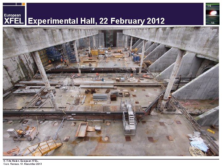 14 Experimental Hall, 22 February 2012 K. Fritz-Nielen, European XFEL, Cern, Geneva, 13. November