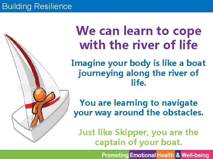 Building Resilience We can learn to cope with the river of life Imagine your