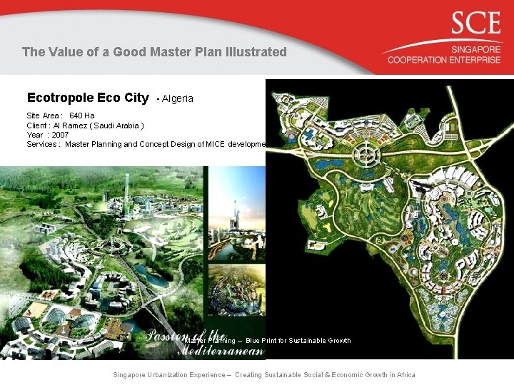 The Value of a Good Master Plan Illustrated Ecotropole Eco City - Algeria Site