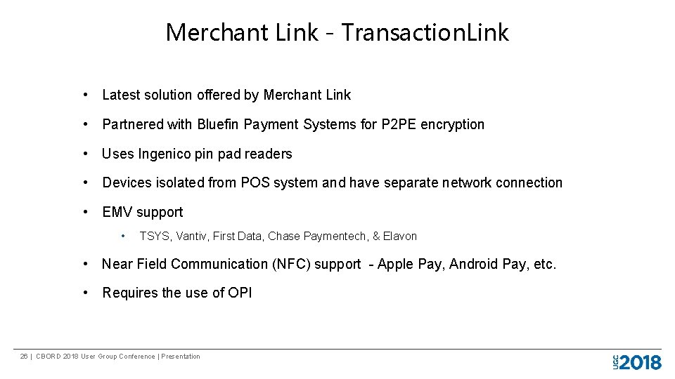 Merchant Link - Transaction. Link • Latest solution offered by Merchant Link • Partnered