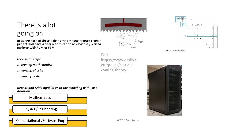 There is a lot going on Between each of these 3 fields the researcher