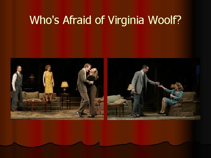 Who's Afraid of Virginia Woolf? 