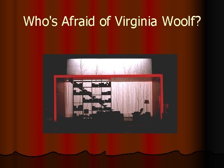 Who's Afraid of Virginia Woolf? 