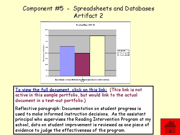 Component #5 - Spreadsheets and Databases Artifact 2 To view the full document, click