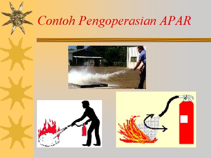 Contoh Pengoperasian APAR 