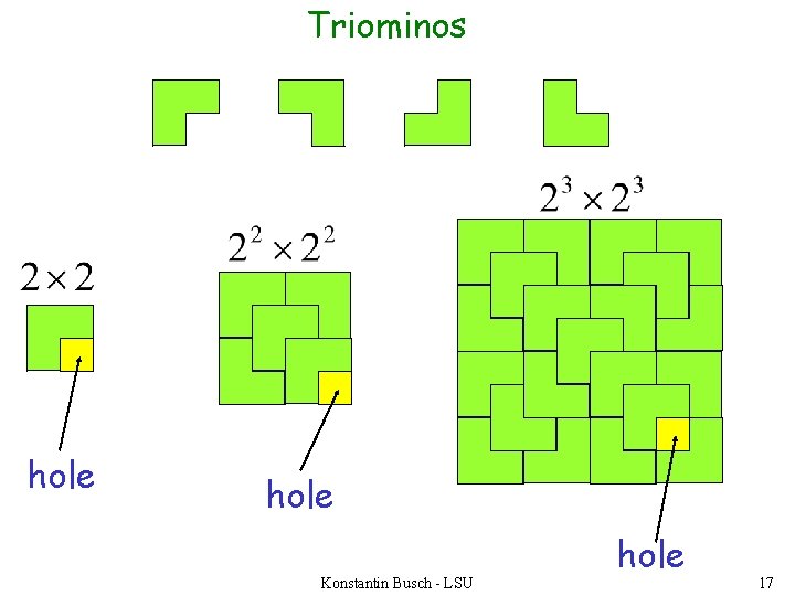 Triominos hole Konstantin Busch - LSU hole 17 