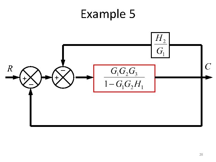 Example 5 _ +_ + 28 Example 5 _ +_ + 28