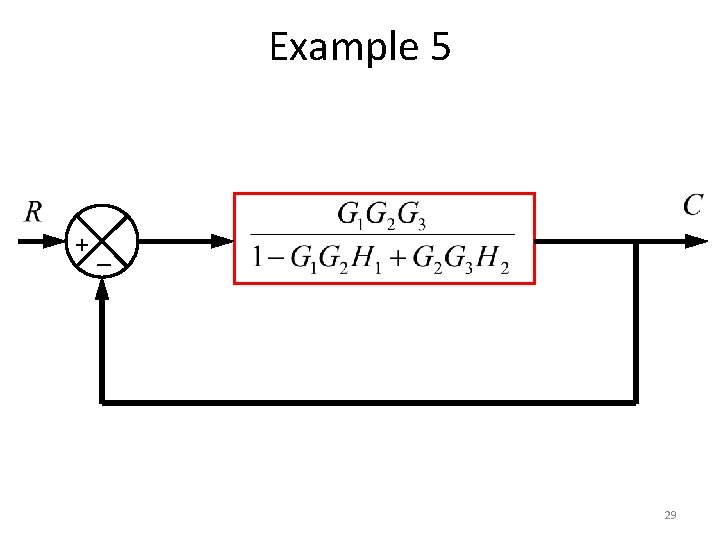 Example 5 +_ 29 