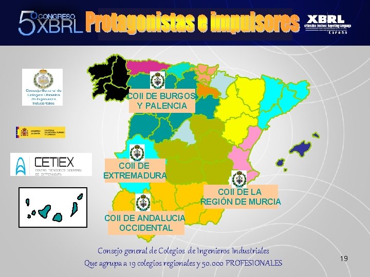 COII DE BURGOS Y PALENCIA COII DE EXTREMADURA COII DE LA REGIÓN DE MURCIA