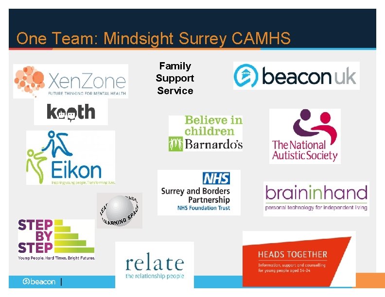 One Team: Mindsight Surrey CAMHS Family Support Service 