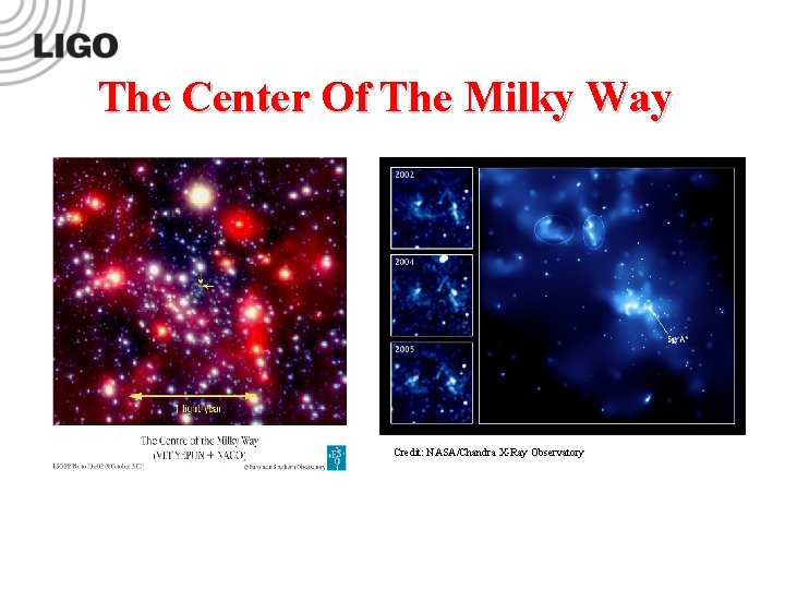 The Center Of The Milky Way Credit: NASA/Chandra X-Ray Observatory 