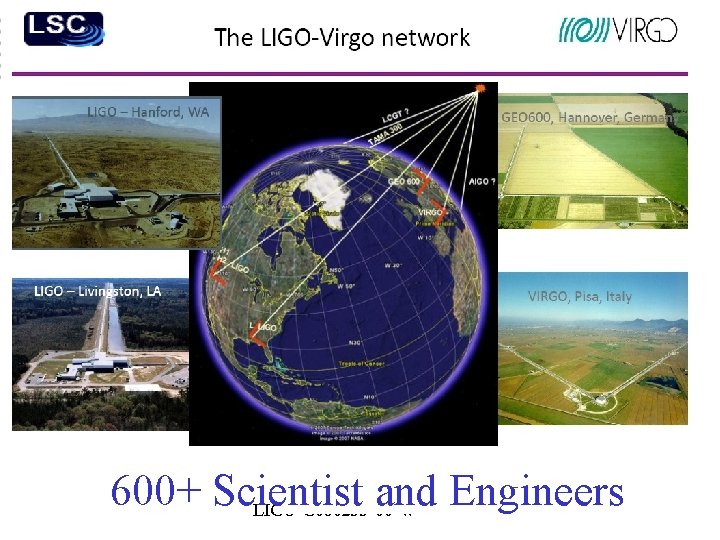 600+ Scientist and Engineers LIGO-G 060233 -00 -W 