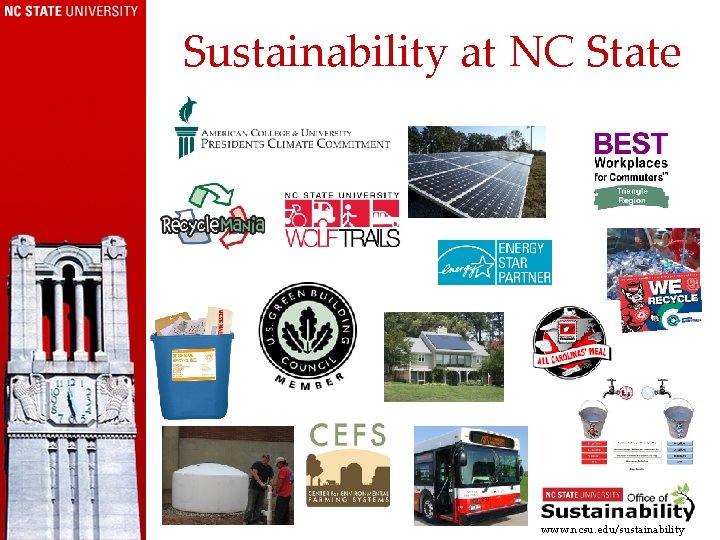 Sustainability at NC State www. ncsu. edu/sustainability 