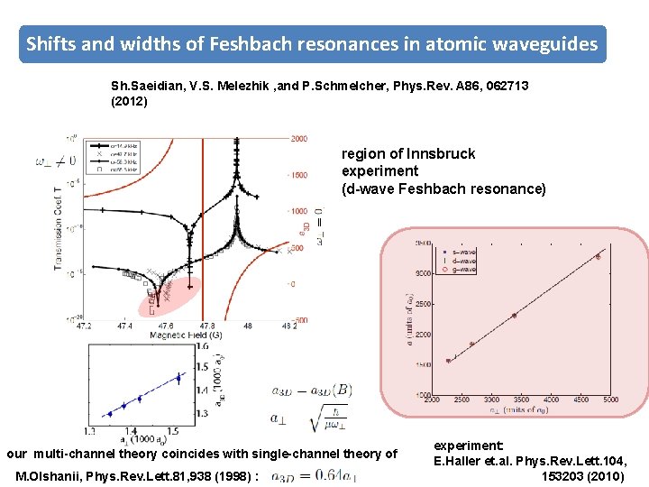 Shifts and tensorial widths of structure Feshbachof resonances in atomic waveguides the interatomic interaction