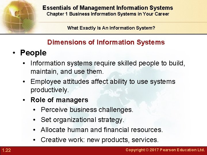 Essentials of Management Information Systems Chapter 1 Business Information Systems in Your Career What