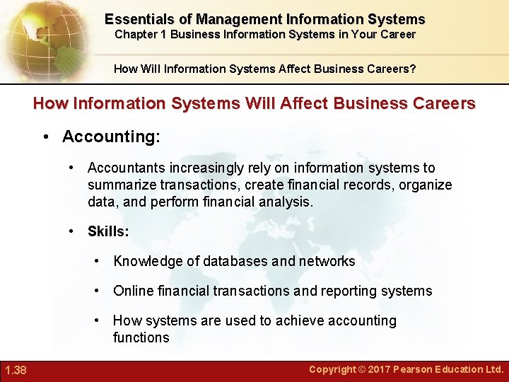 Essentials of Management Information Systems Chapter 1 Business Information Systems in Your Career How Essentials of Management Information Systems Chapter 1 Business Information Systems in Your Career How