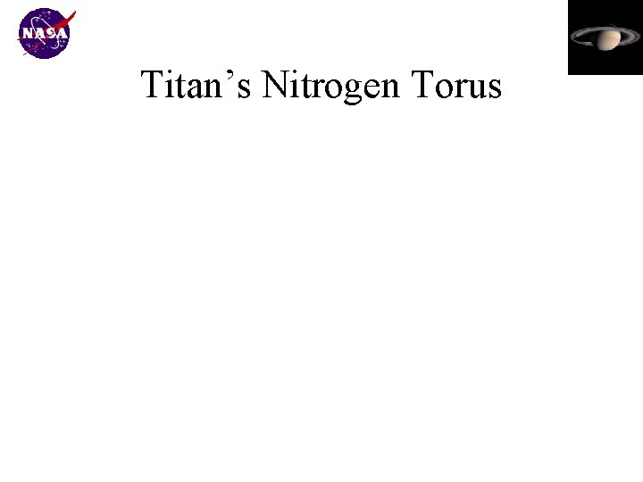 Titan’s Nitrogen Torus 