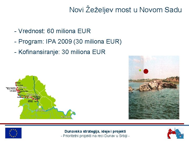 Novi Žeželjev most u Novom Sadu - Vrednost: 60 miliona EUR - Program: IPA