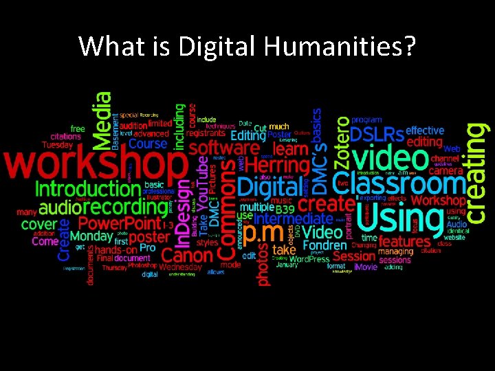 What is Digital Humanities? 