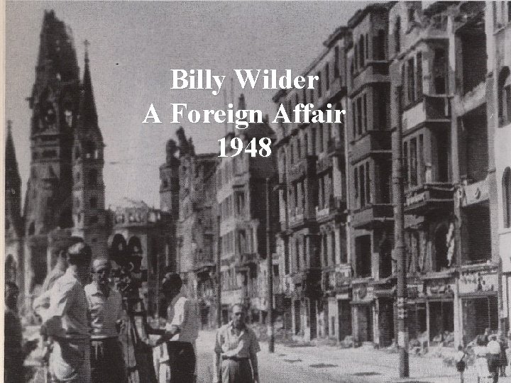 Billy Wilder A Foreign Affair 1948 